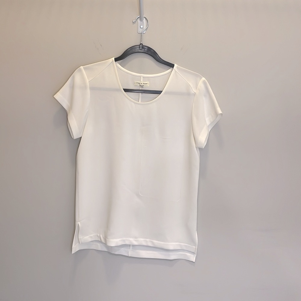 Rag and Bone white top